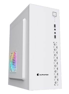 鹏音伴商韵diy商务办公空电脑台式大机箱USB3.0背走线白色ATX侧透光驱位摆件饰品