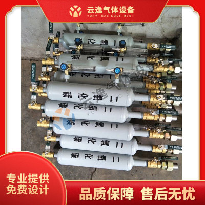 多接口氧氮氩空二氧化碳混合气分气包集气包分气缸集配器生产厂家