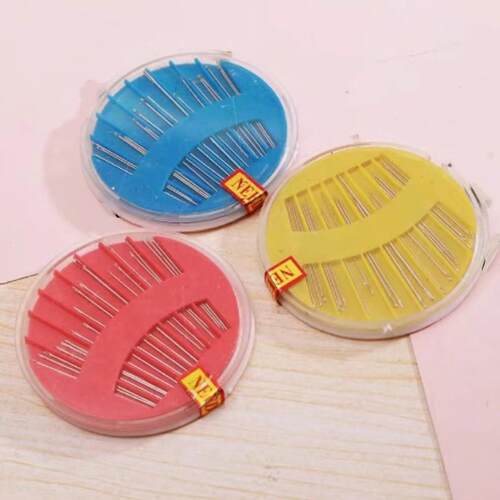 Round Disk Needle Case Home Handicraft Fabric Needle Box Set