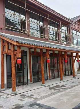 古建门楼仿古牌楼亭子美丽乡村牌坊庭院牌坊度假村山庄门楼