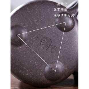 办公大容量杯 宜兴紫砂杯壶原矿黑金砂石瓢杯纯全手工泡茶家用男士