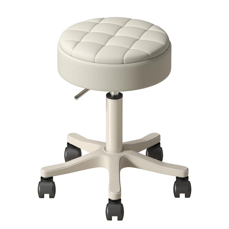美容院专用美容椅旋转升降凳子大工凳滑轮圆椅子理发店美甲圆凳