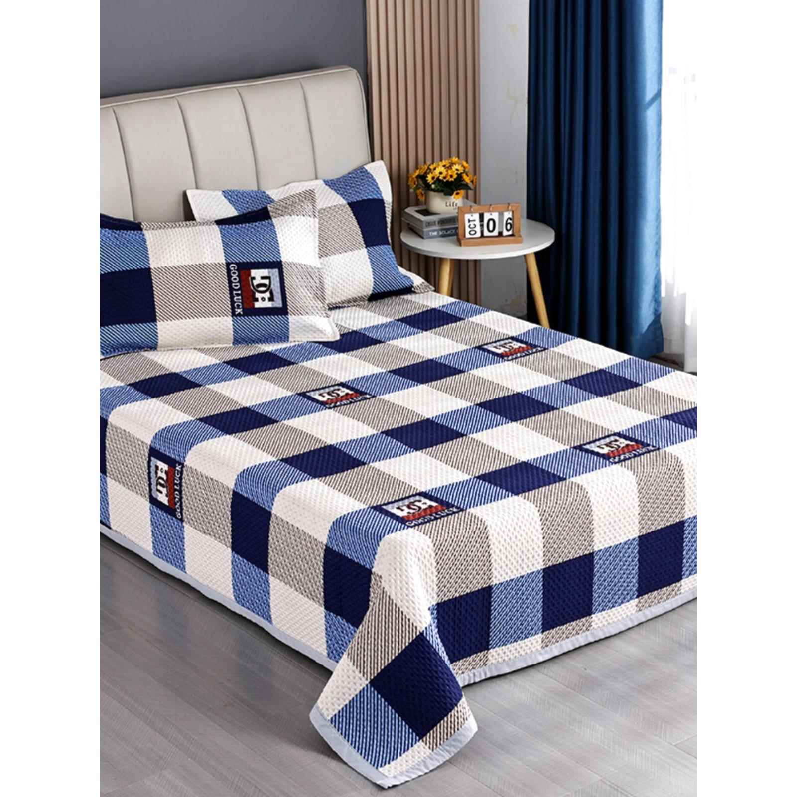 床盖四季通用榻榻米专用防滑不起皱不跑床炕盖毯炕单双面夹棉床单