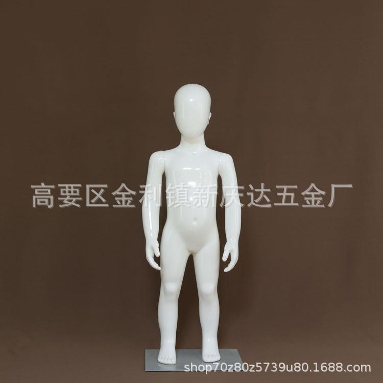 服装店橱窗亮白展示模特儿童服装展示模特新款塑料展示模特