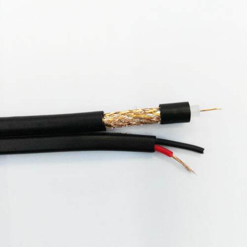 RG59+RVVB2*0.5视频电源组合线75-4电源一体线 CCTV2+1同轴电缆