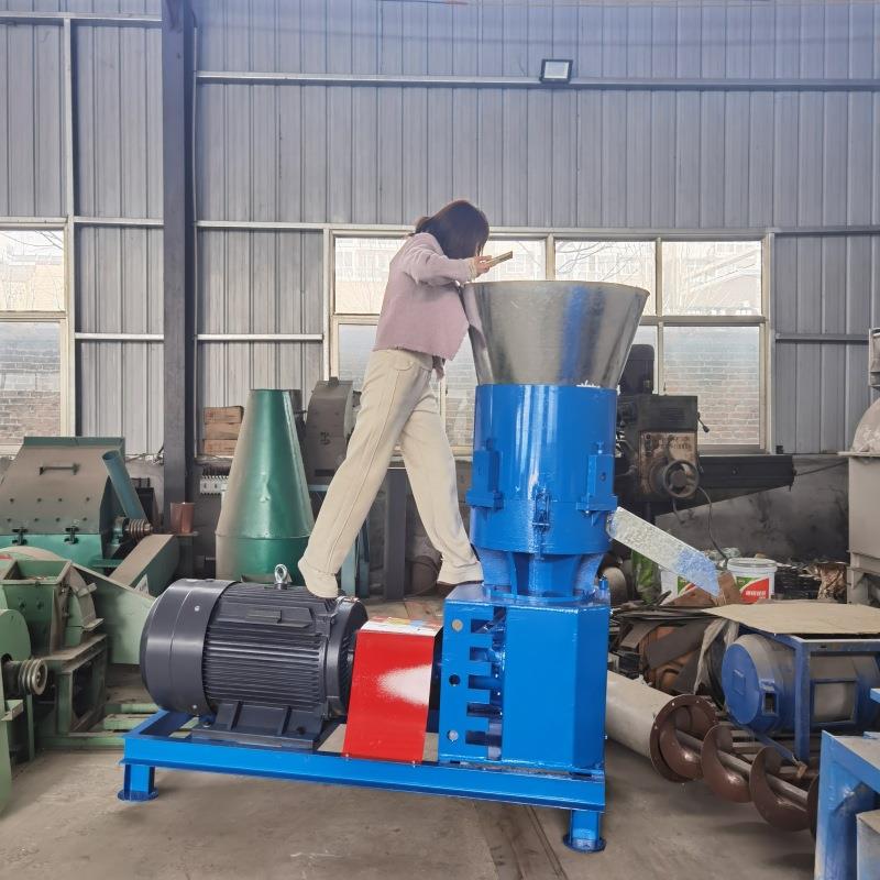 大型500饲料颗粒机养殖饲料颗粒机鸡鸭饲料制粒机有机肥造粒机
