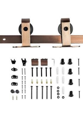 工厂五金谷仓门全套吊阳轨移门拉顶门客厅台M00003装款滑推轮轨道