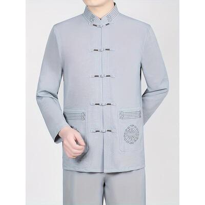 R 49453 Chinese Style Collar Jacket 中式立领外套 跨境欧