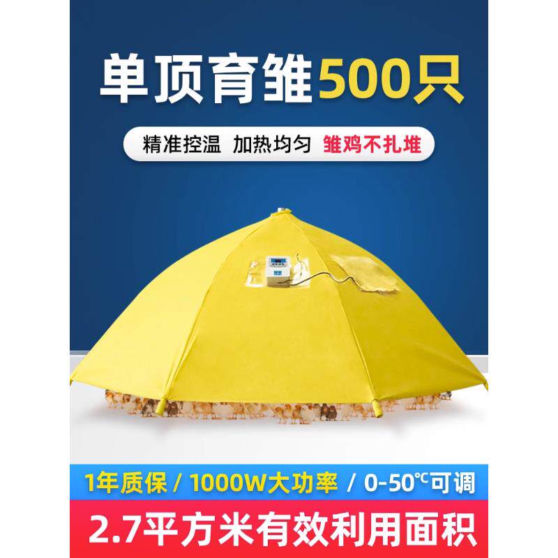 育雏伞育雏器小鸡脱温设备孵化机全自动控温伞保温伞保温箱保温灯