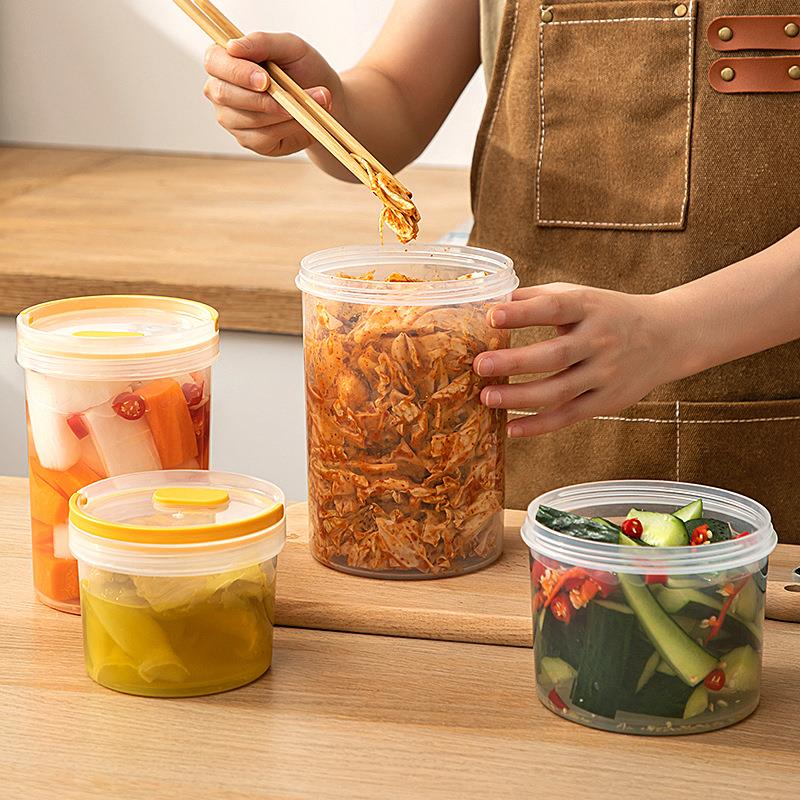 泡菜盒子冰箱收纳盒水果保鲜盒商用大容量食品级海参鱼胶泡发密封