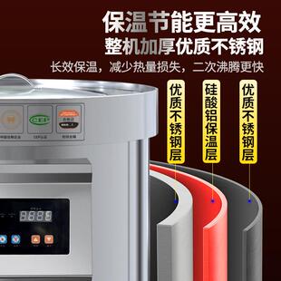 卤肉桶商用电热煮汤桶304不锈钢牛羊肉汤锅多功能燃气保温熬 汤桶
