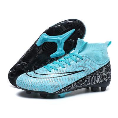 足球鞋长碎钉训练鞋 football breathable sports training shoes