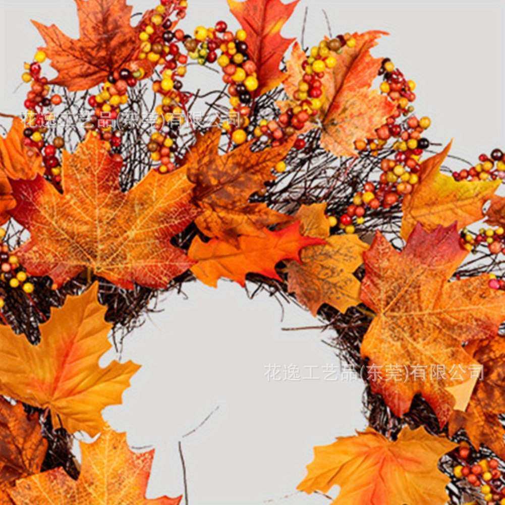 墙壁万圣节背景卧室南瓜挂饰逸系森门植花花环感恩节枫叶绿秋季饰,节庆用品/礼品,吊顶纱幔,淘宝优惠券,粉丝福利购,淘宝优惠卷