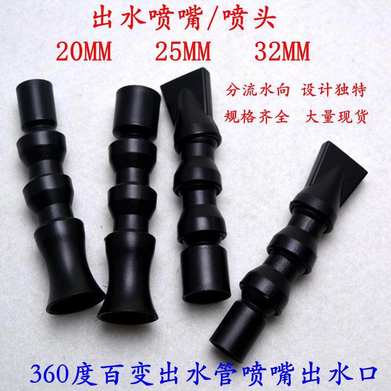 扁鸭嘴 龙卷风360度喷头 出水口/管百变喷嘴任意方向喷射水流加速