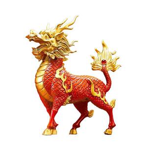 全铜麒麟摆件一对黄铜财富麒麟家居开业店铺办公室工艺品厂家