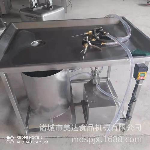 供应手动盐水注射机猪羊牛肉鸡胸肉盐水注射机带骨肉盐水腌制设备