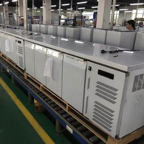 商用冷柜烤盘柜风冷操作台披萨插盘柜不锈钢四门冰箱双温冰柜冷冻