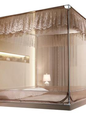 套床垫蚊无底公风三门儿童防摔1.5AL100456m.主81x2乘两米帐二拉