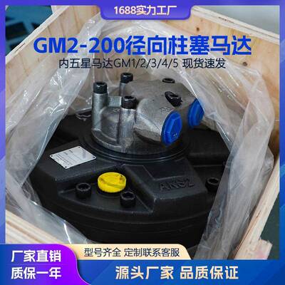 GM2-200 替代SAI 液压马达船用锚机内五星大扭矩径向柱塞油马达