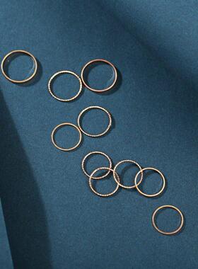 Cross-border rings hot-selling alloy joint ring set 关节戒指