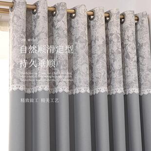 窗帘防接短帘拼榻榻米简389公主房卧室特厚晒约成品直发厂家工厂