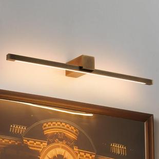 全铜大尺寸墙壁照画壁灯长条公司商铺背景墙招牌灯设计师镜前灯具