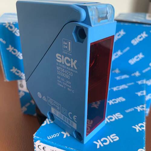 议价 西克漫反射光电传感器WT34-V210 1019280背景抑制功能