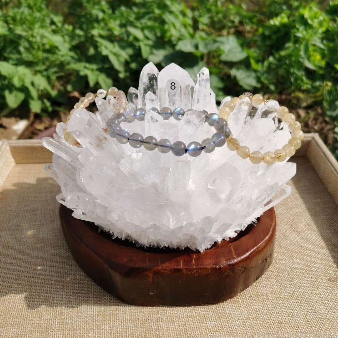 天然白水晶簇原石消磁石白水晶客厅 办公室新家装饰摆件 高档饰品
