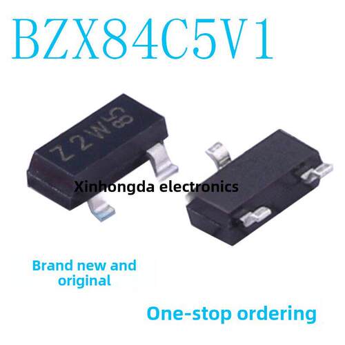 BZX84C5V1 BZX84-C5V1 SOT-23 丝印Z2/Z2W 5.1V贴片稳压二极管