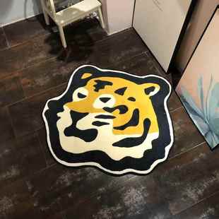 正品 床边羊绒牌客厅可订 现货I款 卧室老虎VSV新IM锦鲤地潮毯in风格