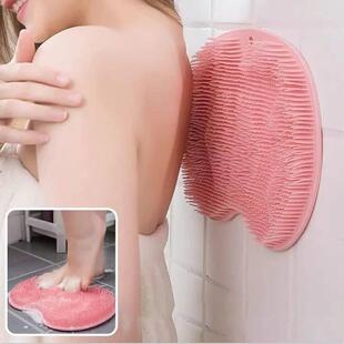 and massage Wall brush back foot Shower mat bath Silicone