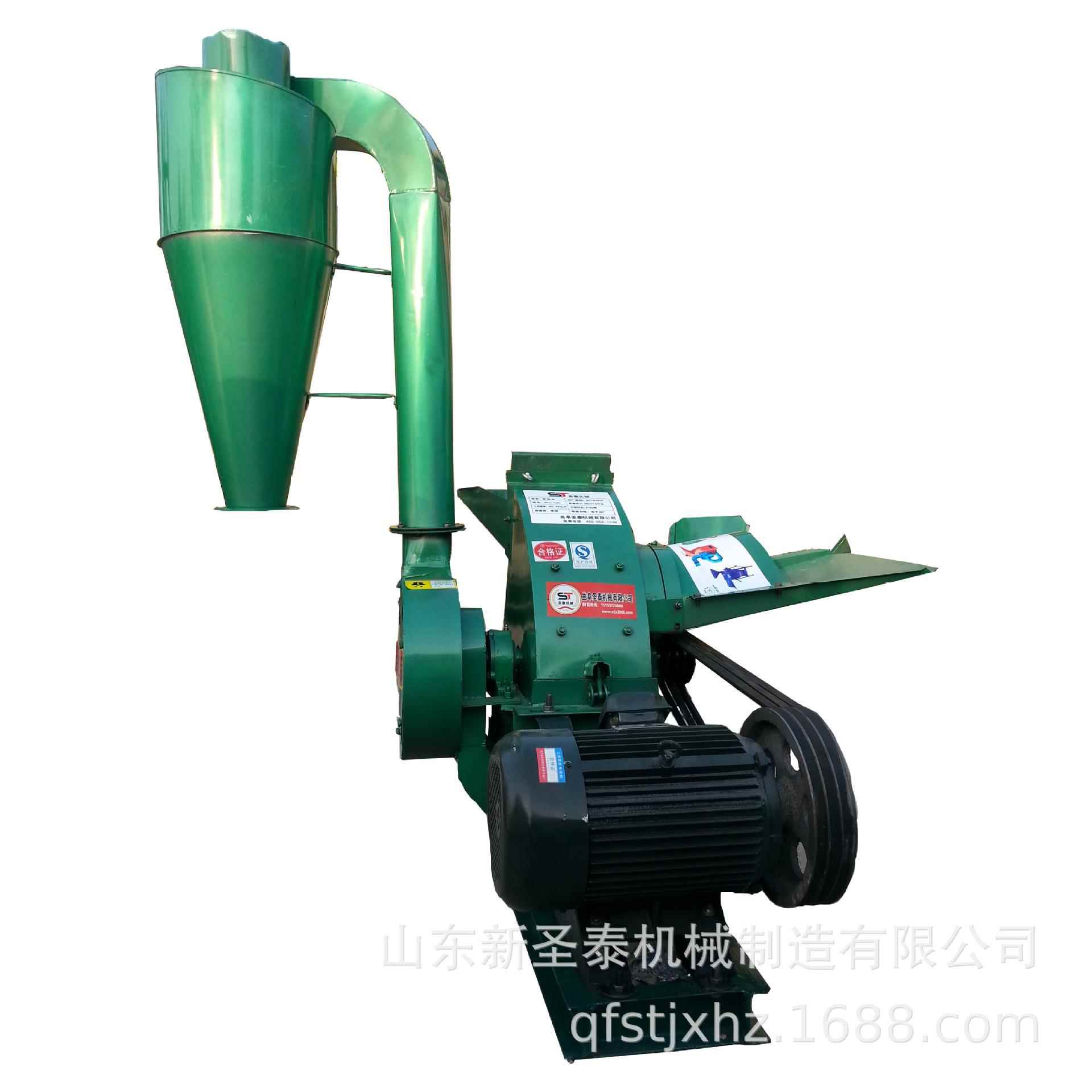 多功能铡草粉碎机器420型锤片式粉碎机干湿可用的秸秆破碎机