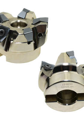 盘铣刀粗重快度/六角90铣刀直角mfwn达/速数控进给盘开锐双面切削