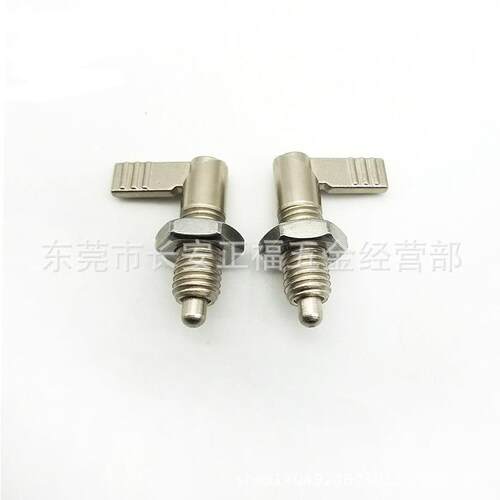 PMXRM10 12粗牙把手型旋钮柱塞 L型分度销 弹簧柱塞ZC505-2