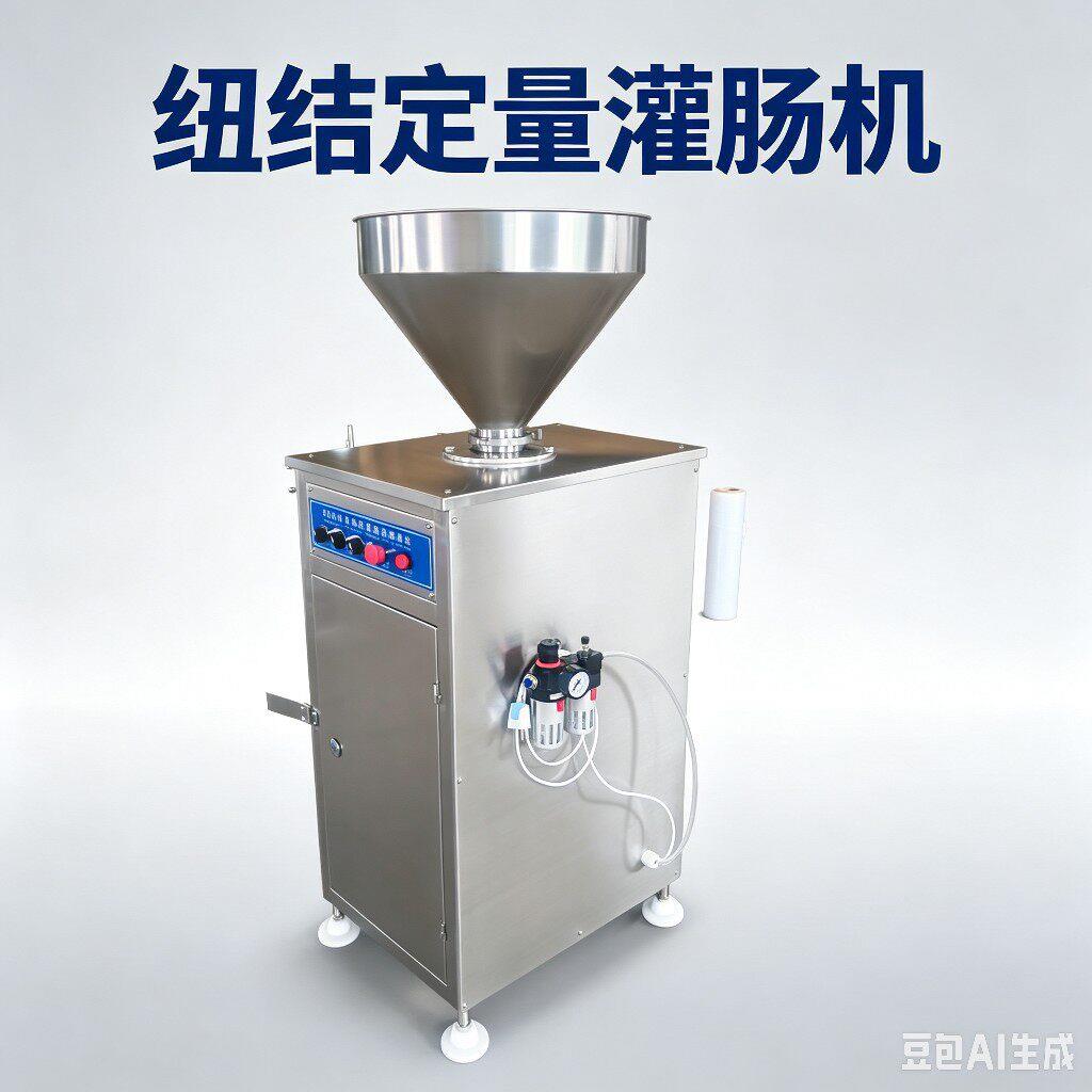 灌肠机商用灌肠机器全自动全套设备红肠哈尔滨灌肠打结气动灌肠机