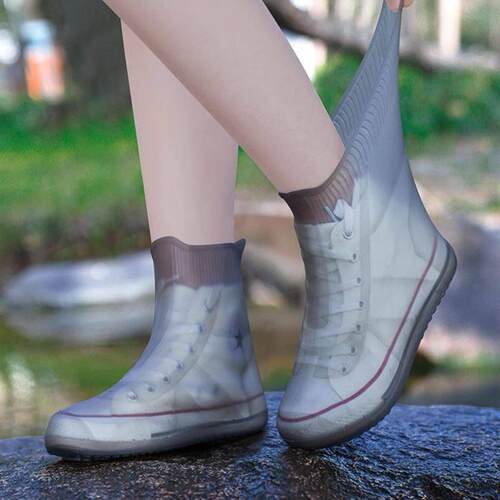 Rain Boots Waterproof Shoe Cover Silicone Unisex Shoes Prote