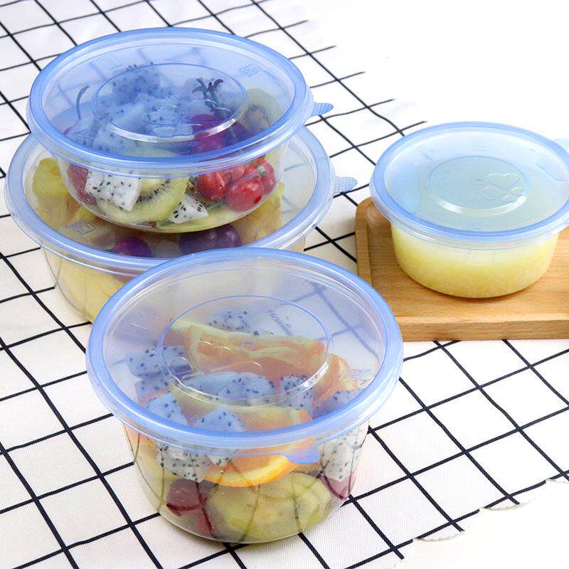 一次性餐盒食品级碗可微波加热带盖小龙虾打包盒微波炉便当大号