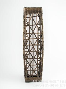 厂家太阳能藤编LED景观灯户外花园草坪灯16*16/19*19*H68cm