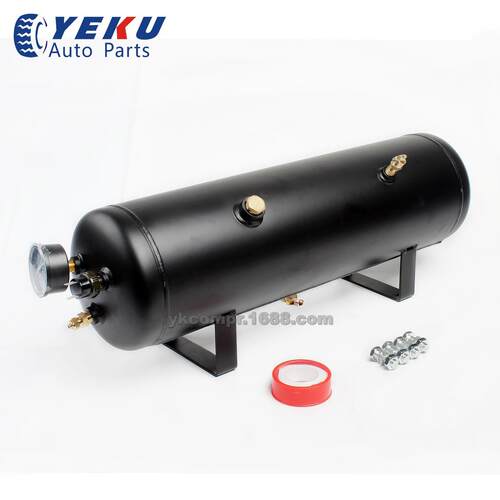 汽车改装储气罐黑色3gal气桶车载充气泵移动储气罐厂家直销