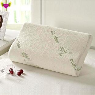 Bamboo Memory Foam Orthopedic Pillow 竹纤维记忆保健护颈枕头
