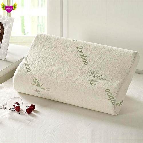 Bamboo Memory Foam Orthopedic Pillow 竹纤维记忆保健护颈枕头