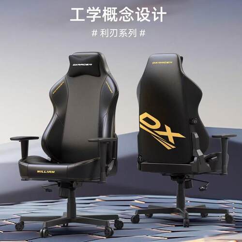 DXRacer迪锐克斯电竞椅电脑椅家用游戏网吧主播座椅William系列