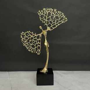 家居饰品艺术玄关轻奢高档高级感客厅酒柜办公室创意样品间摆设