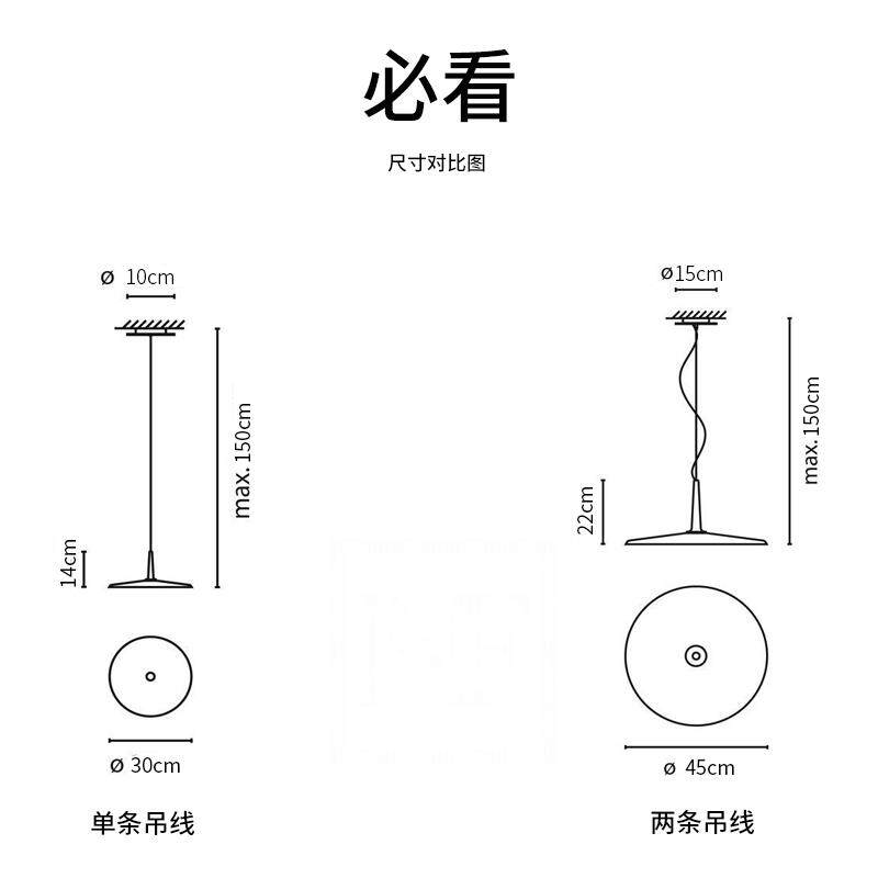 极简意式餐厅吊灯岛台北欧吧台灯餐桌灯现代简约设计师咖啡厅创意