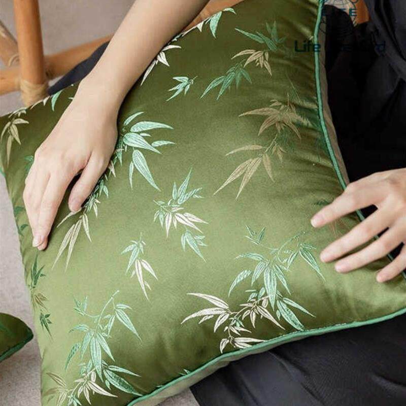 Sofa cushions, green pillow covers, bay window cushions图片