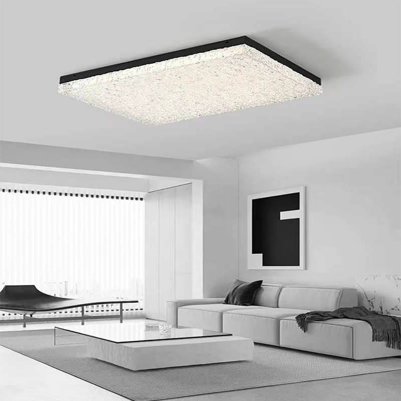 意式极简客厅灯长方形树脂高级感大气2024新款设计师大厅灯卧室灯