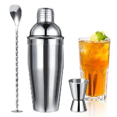24 Oz 750ml Cocktail Bar Martini Drink Shaker Set With