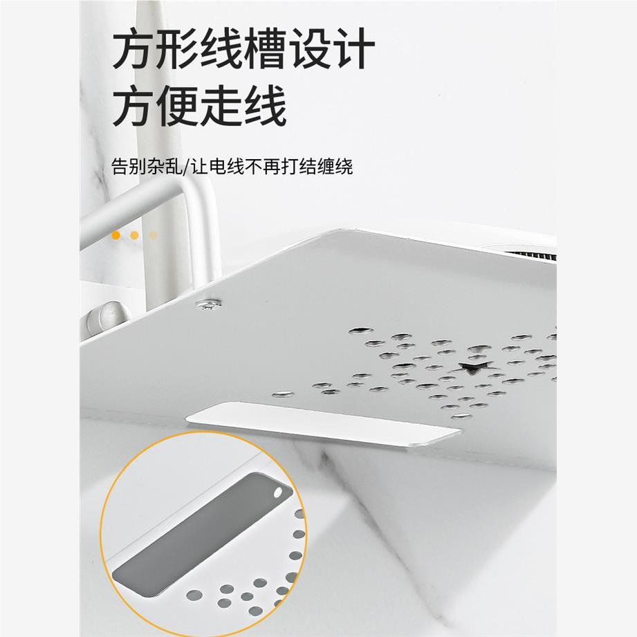 免打孔厅电视机顶盒置YGG物架器子壁挂墙上托盘支架路由收纳客盒