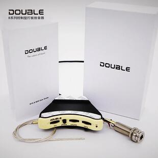 民谣吉他DOUBLE拾音器B1G单音B2G双音系统电箱拾音器加振音孔演出