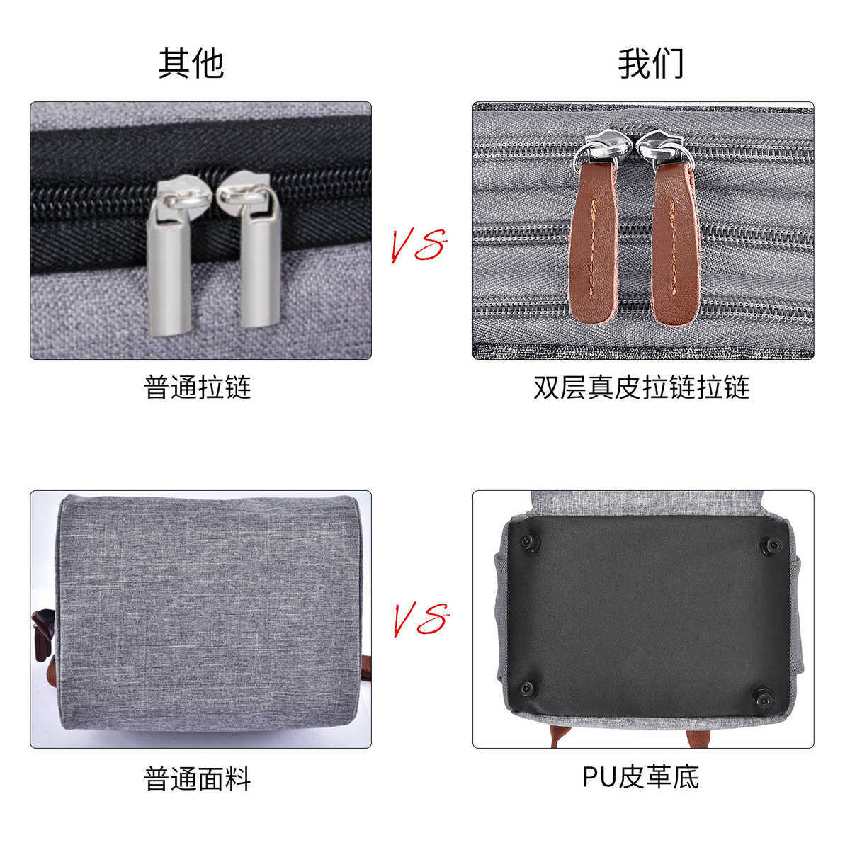 保鲜保冷双层午餐包时尚便携户外冰袋包大容量手提保温包现货